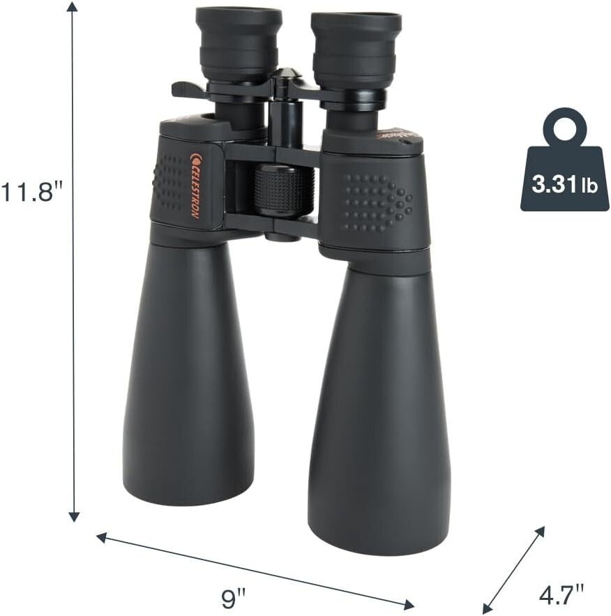 Ergonomic 15-35x70 Zoom Binoculars – Ideal for Nature Observations & Stargazing