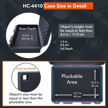 Load image into Gallery viewer, Durable Waterproof Equipment Case with Custom Foam – Ideal for Laptops and Gear