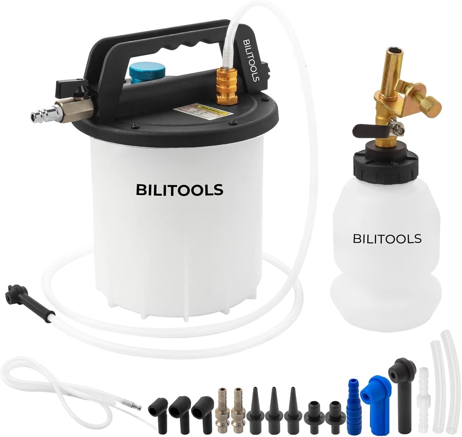 Lightweight 3L Pneumatic Brake & Clutch Bleeder Tool with Flexible Hose