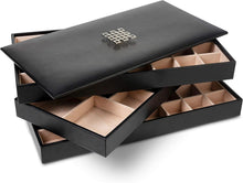 Load image into Gallery viewer, Luxury Stackable Jewelry Storage - 3 Trays, 77 Compartments, Elegant Design