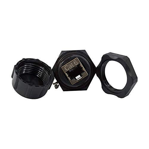 High-Quality Shielded RJ45 Female Coupler - 10 Pack with IP67 Water Protection