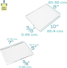Load image into Gallery viewer, Versatile Gelli Plates Value Pack for Acrylic Arts &amp; Crafts - 8"x10" + 5"x7"
