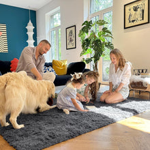 Load image into Gallery viewer, 5x7 Machine Washable Shaggy Area Rug – Soft, Cozy Living Room &amp; Bedroom Decor