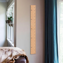 Load image into Gallery viewer, Personalized Wooden Kids Growth Chart - Functional Art for Family Spaces