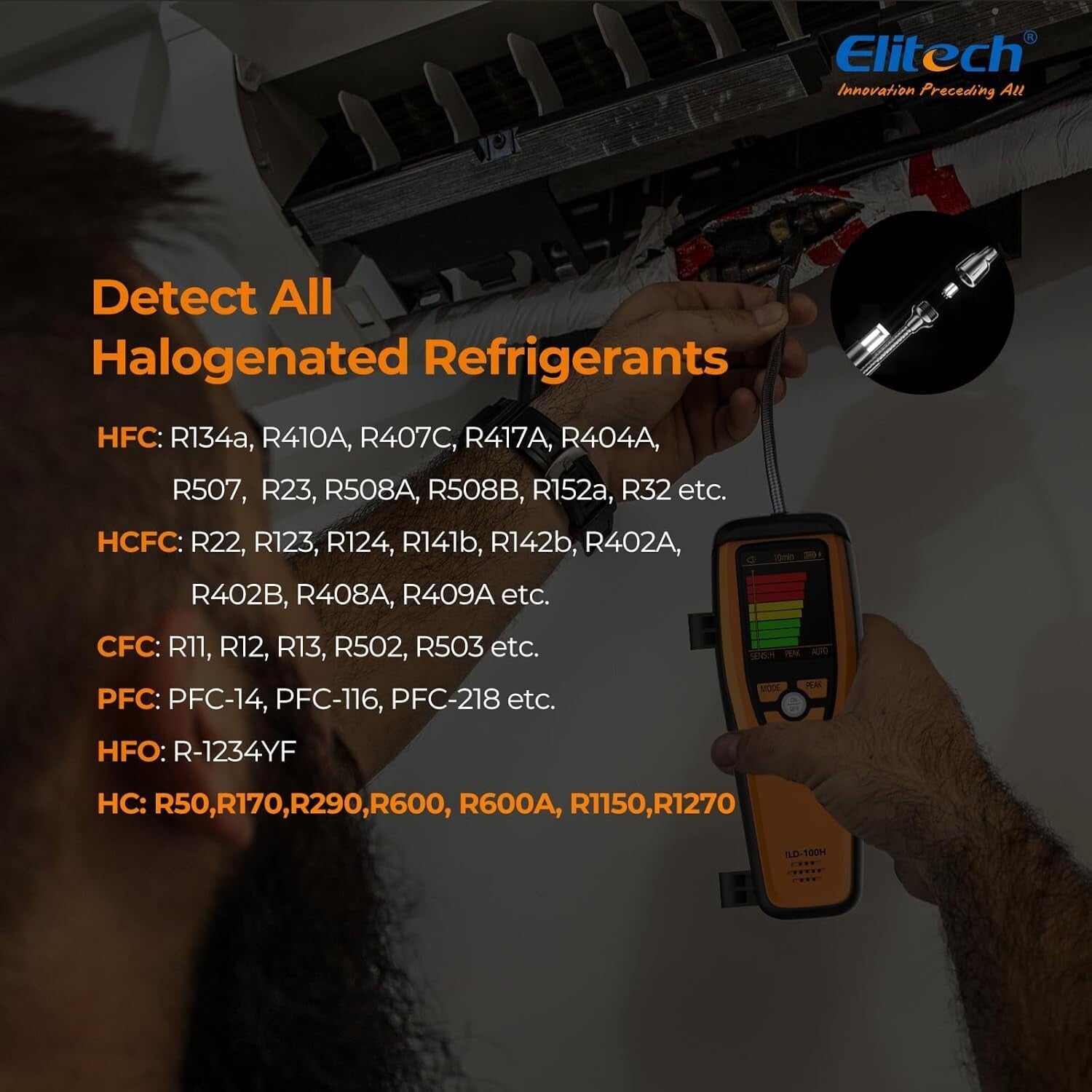 Efficient Refrigerant Leak Detection: Heated Diode with Quick Response Features