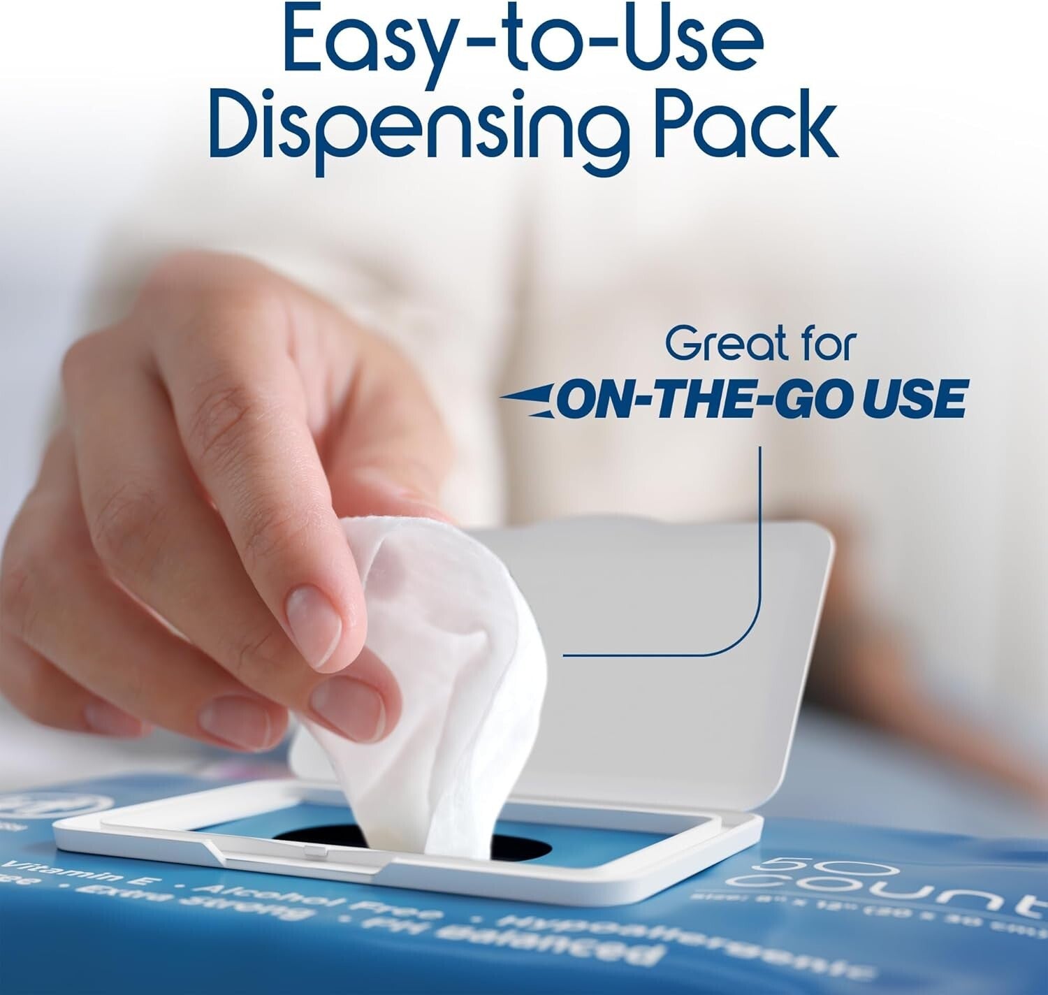 Oversized Aloe Wipes for Incontinence Care - 600 Count, Hypoallergenic Quality