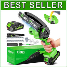 Load image into Gallery viewer, Battery-Powered 6-Inch Mini Chainsaw with Auto Oiler - Safe &amp; User-Friendly