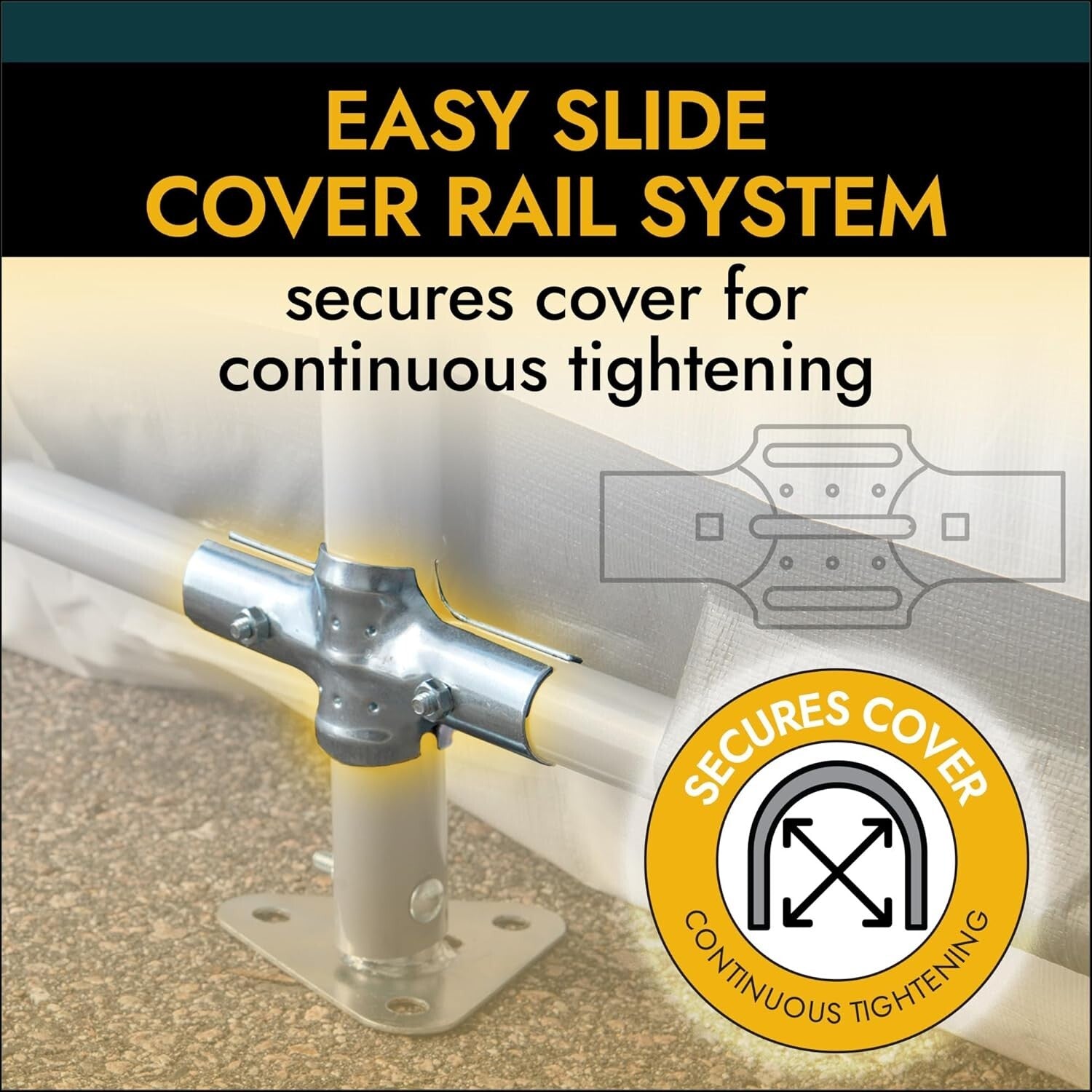 Durable 10' x 15' Instant Garage Canopy with UV Protection and Alloy Steel Frame