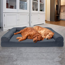 Load image into Gallery viewer, Supportive Quilted Orthopedic Dog Couch for Large Dogs - Machine Washable Cover