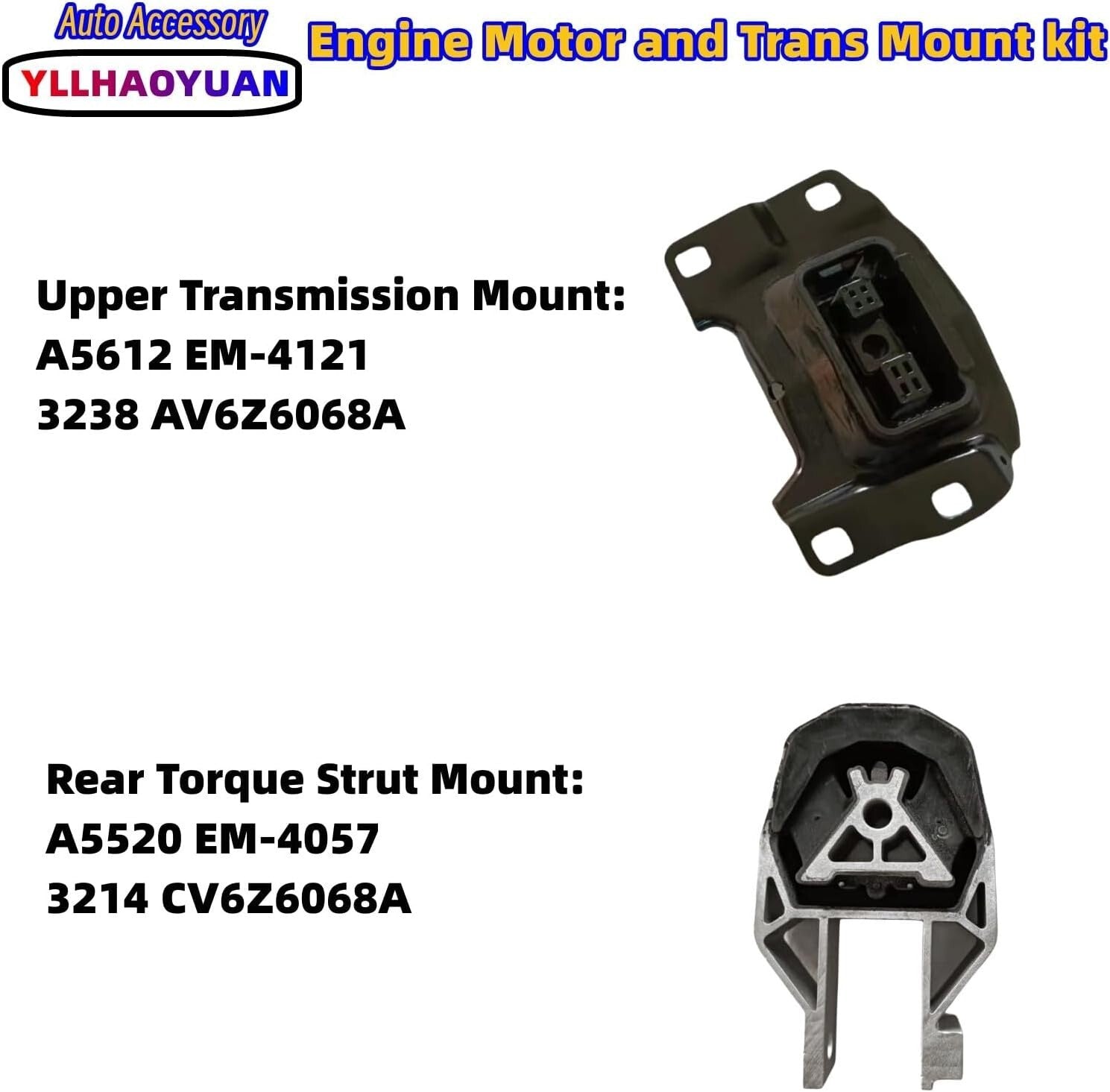 High-Quality Engine Mounts for 2013-2022 Ford Escape & Transit Connect Vehicles