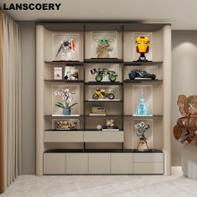 Load image into Gallery viewer, Elegant Clear Acrylic Display Case with Black Base - Protect Your Collectibles