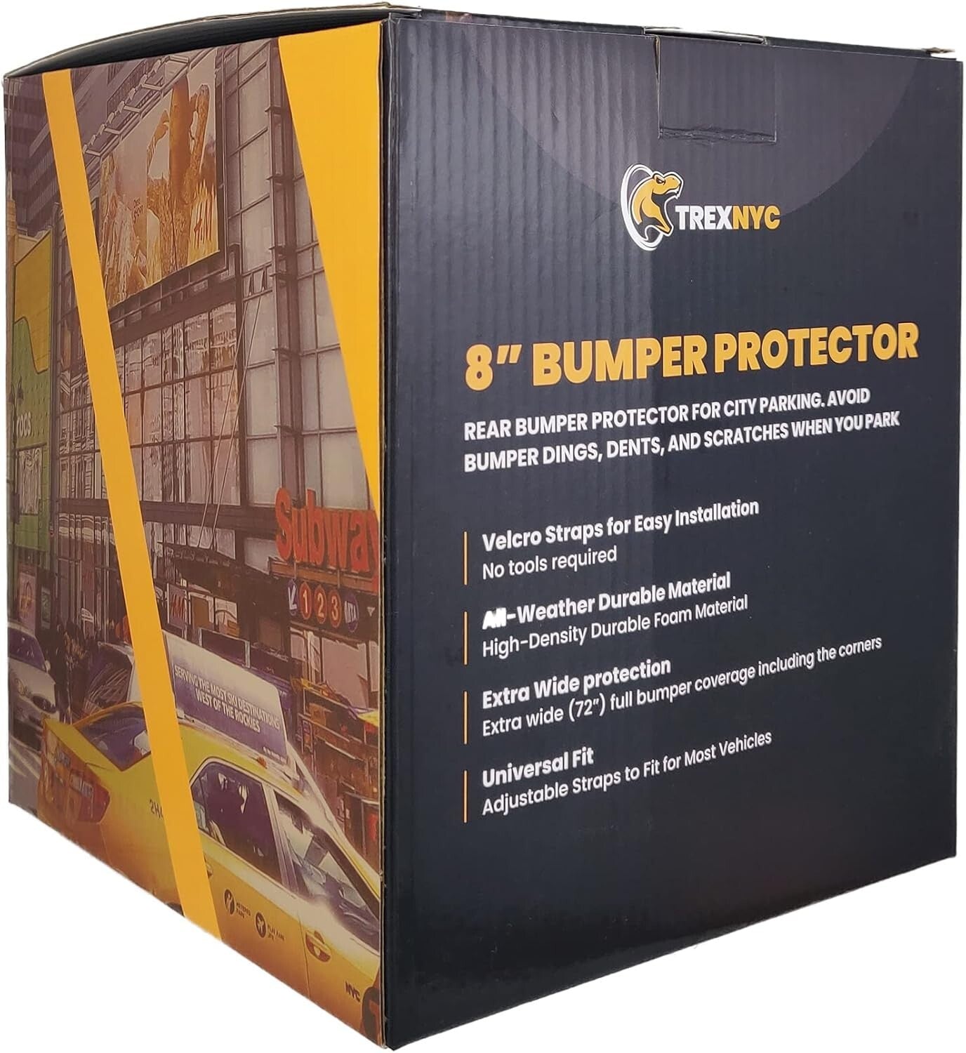 Durable T-Rex Bumper Protector - Ultimate Rear Guard with Corner Protection