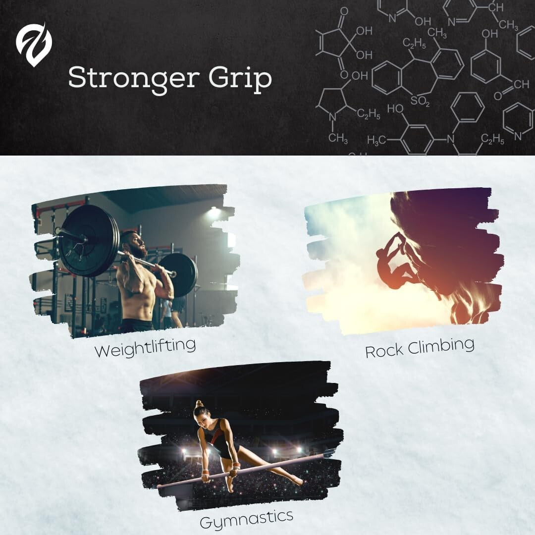 Versatile Liquid Chalk for Rock Climbing & Fitness - 8 x 50ml Squeeze Bottles