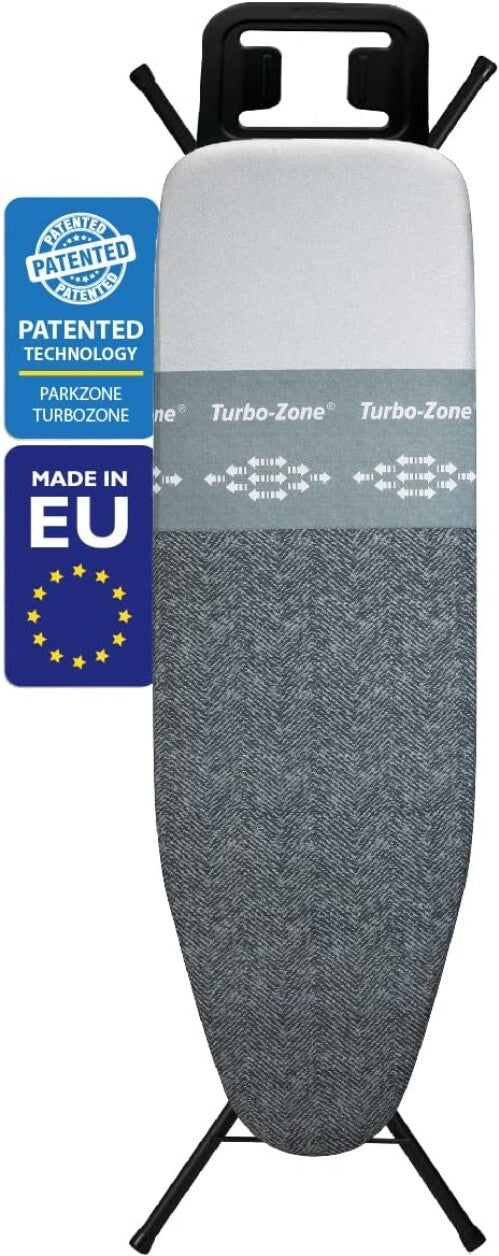 Elegant Ironing Board with Heavy-Duty Legs & Patented Features for Quick Ironing