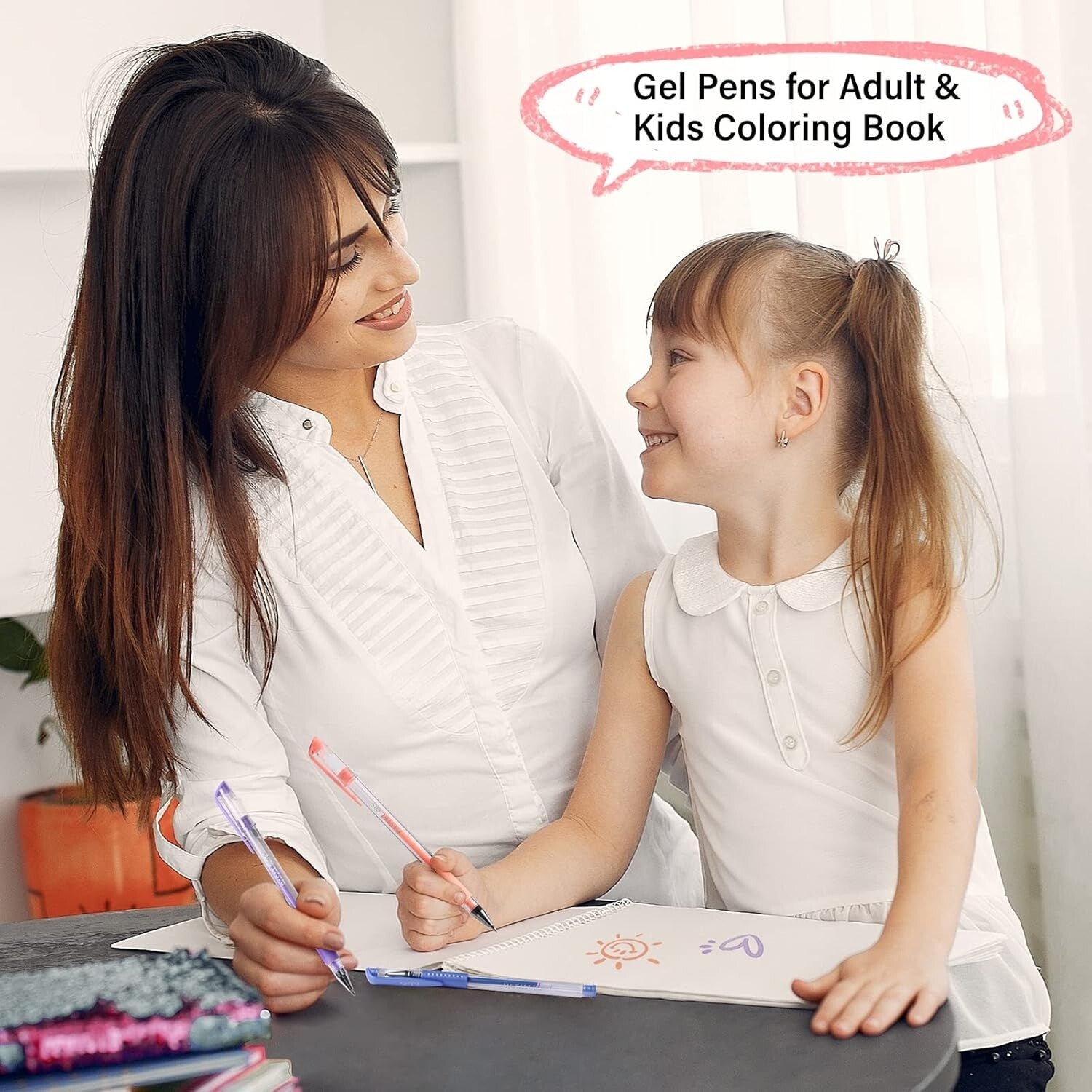 Ultimate 312 Count Glitter Gel Pens with 40% More Ink - Ideal Art Supplies