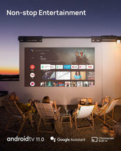 Load image into Gallery viewer, Compact 1080P Projector with 2X8W Speakers &amp; Auto Focus for Ultimate Flexibility
