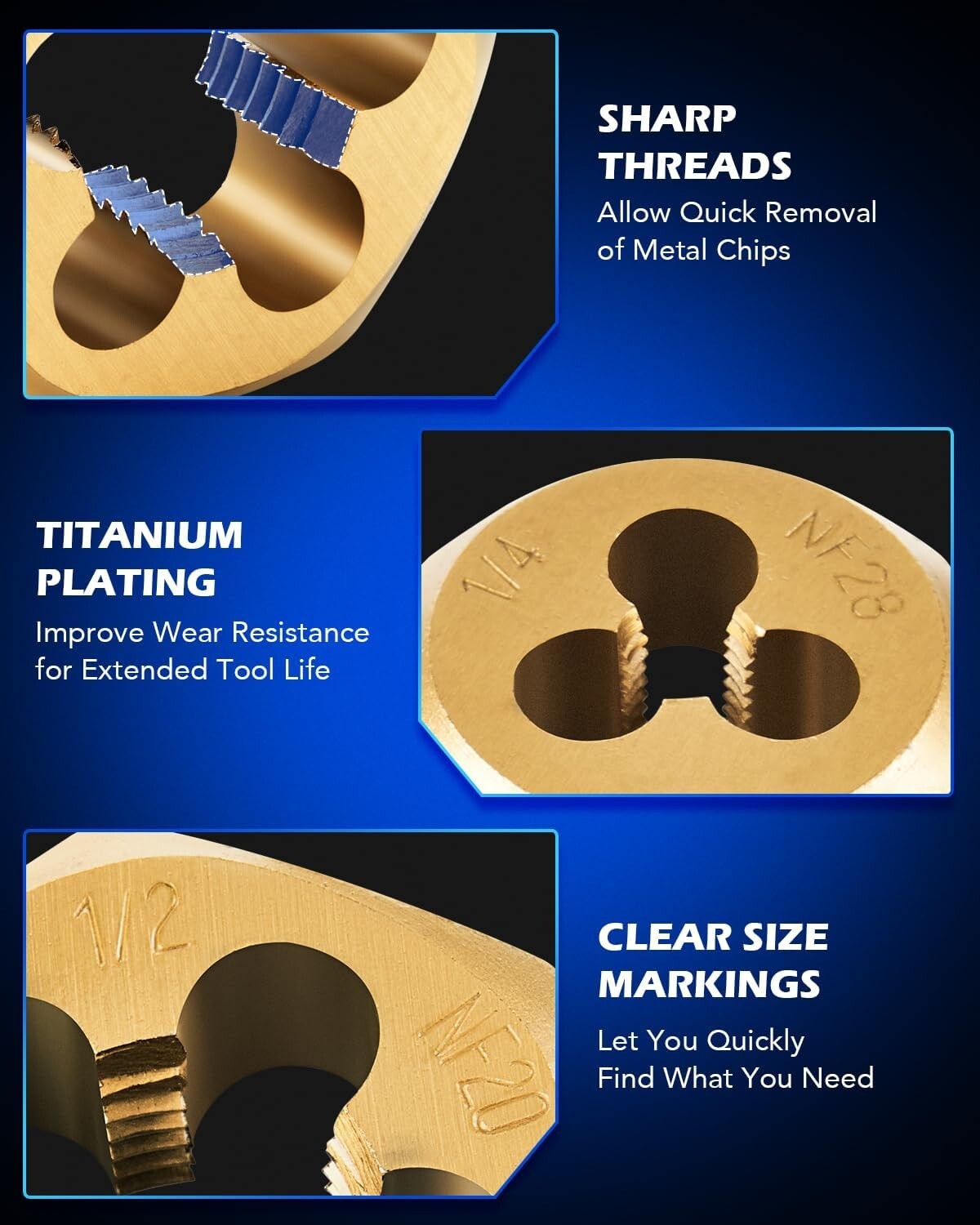 All-in-One 86pc Tool Set with SAE & Metric Taps and Dies in Metal Storage Case