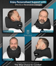 Load image into Gallery viewer, Reversible Soft Neck Pillow with Adjustable Straps - Perfect for Air Travel