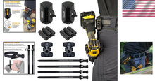 Load image into Gallery viewer, Heavy-Duty Tool Holster System with Elastic Grips &amp; Comfortable Carry Design
