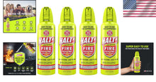 Load image into Gallery viewer, Compact &amp; Portable 4-Pack Fire Extinguisher Spray - PFAS Free Safety Solution