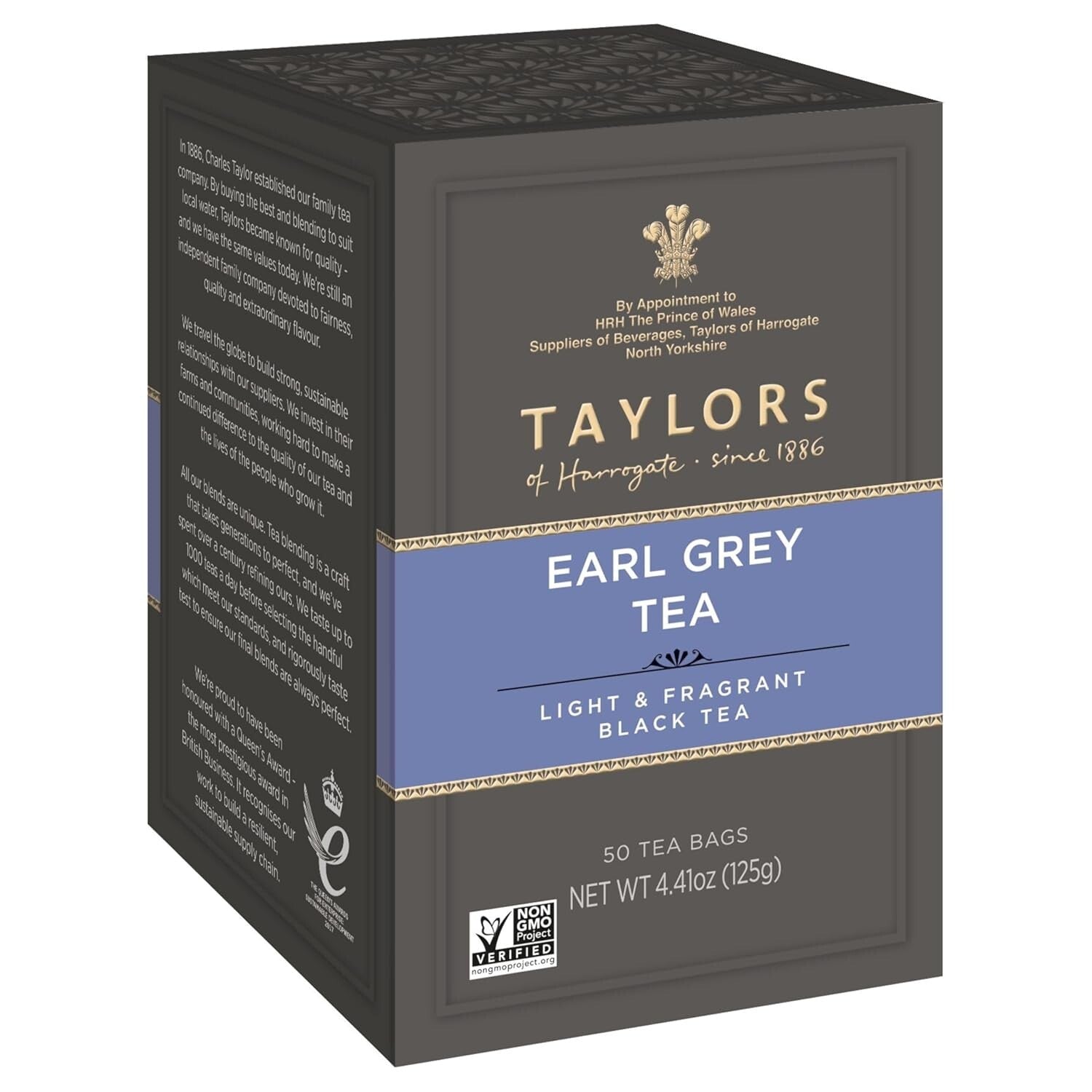 Delicate Earl Grey Tea Bags - 50 Count x 6 Packs, Brewed to Perfection