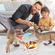 Load image into Gallery viewer, Realistic Walking T-Rex RC Toy - Touch Sensors, Lights, and Spray Feature