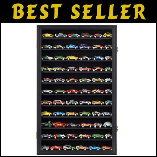 Multi-Color Display Case for Diecast Cars - Perfect for Hot Wheels Collection