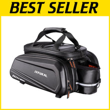 Load image into Gallery viewer, Reflective &amp; Shockproof 40L Bicycle Pannier - Perfect for Commuters &amp; Travelers