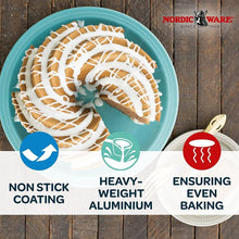 Load image into Gallery viewer, 10-Cup Heritage Bundt Pan - Oven Safe, Durable, and Nonstick for Perfect Cakes