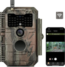 Load image into Gallery viewer, Stealthy 48MP Wi-Fi Game Camera with Night Vision for Secure Property Monitoring