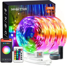 Load image into Gallery viewer, Voice-Controlled Smart RGB LED Lights - 200ft Multicolor Glow for Any Occasion