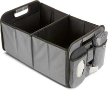 Load image into Gallery viewer, Premium Portable Car Organizer with Diaper Changing Station - Space-Saving Grey