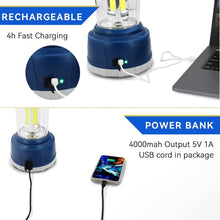 Load image into Gallery viewer, Portable 2000 Lumen Rechargeable Lantern with Waterproof &amp; Emergency Features