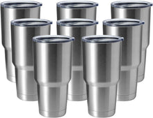 Load image into Gallery viewer, Elegant 30oz Double Wall Insulated Steel Tumbler - Perfect for Hot &amp; Cold Drinks