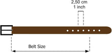 Load image into Gallery viewer, Versatile Genuine Leather Women's Belt – Polished Brass Buckle, Made in France