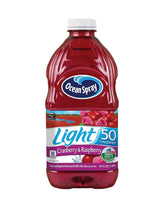 Load image into Gallery viewer, Natural Cranberry Raspberry Juice - 8 Pack of 64 Fl Oz Bottles, Low Calorie