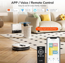 Load image into Gallery viewer, LiDAR Mapping Robot Vacuum with Long-Lasting Self-Empty Station for Smart Homes