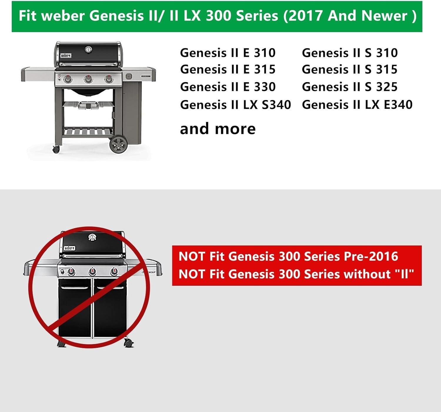 Essential Flavorizer Bars for Weber Genesis II and LX Gas Grills – 17 x 3 Inches