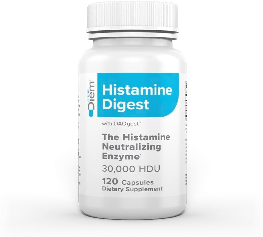 Fast-Acting Diamine Oxidase Enzyme - 120 Caps for Histamine Sensitivity Support