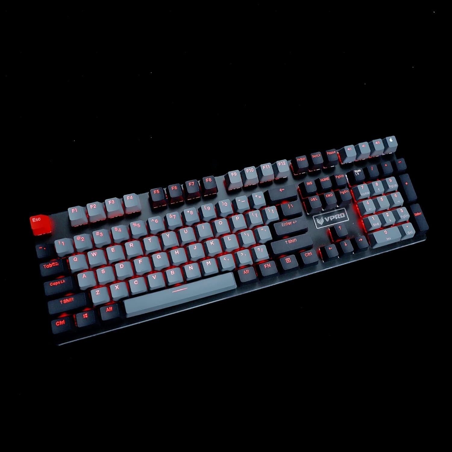 Waterproof Dolch 122 Key PBT Shine-Through Keycap Set for Mechanical Keyboards