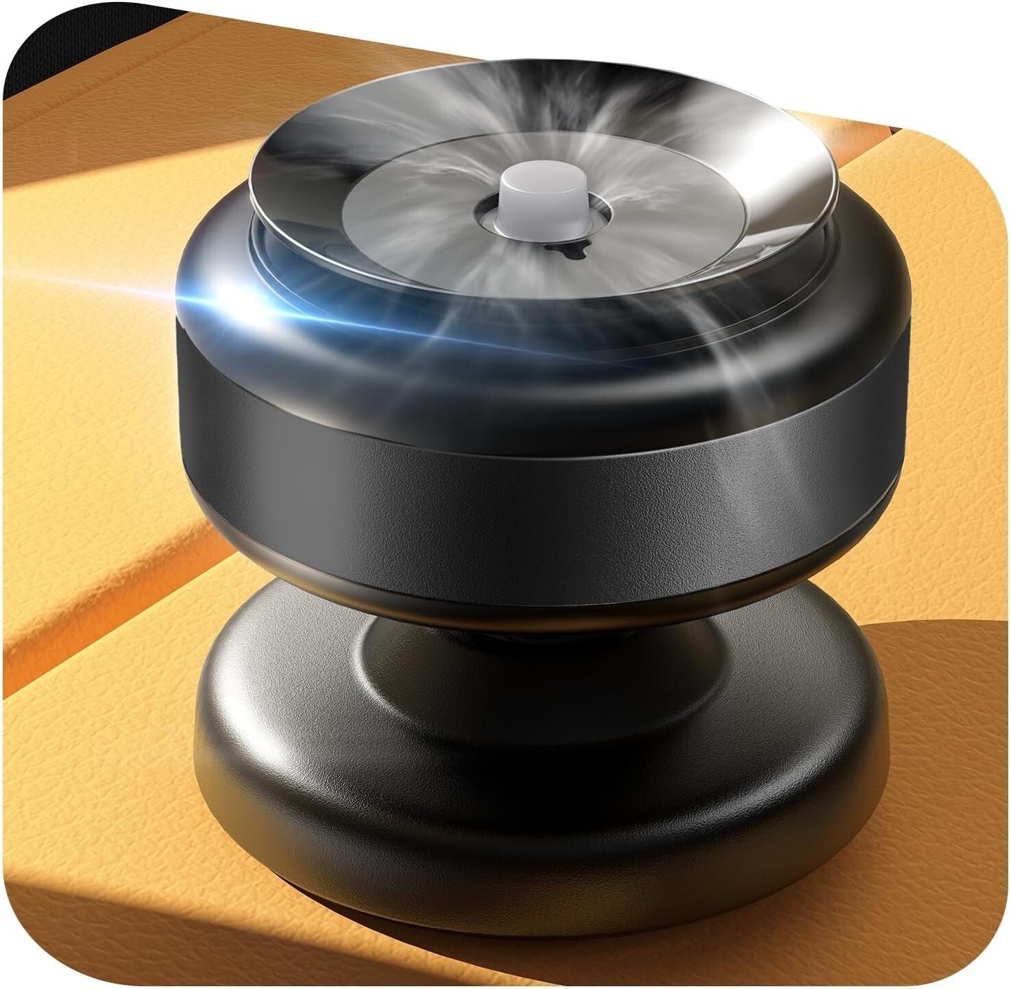 360° Adjustable Car Phone Holder - Magnetic Suction Mount for iPhone 12+ Users