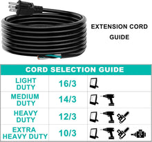 Load image into Gallery viewer, Versatile 15 FT 20 Amp Replacement Power Cord - Ideal for DIY and Appliance Use