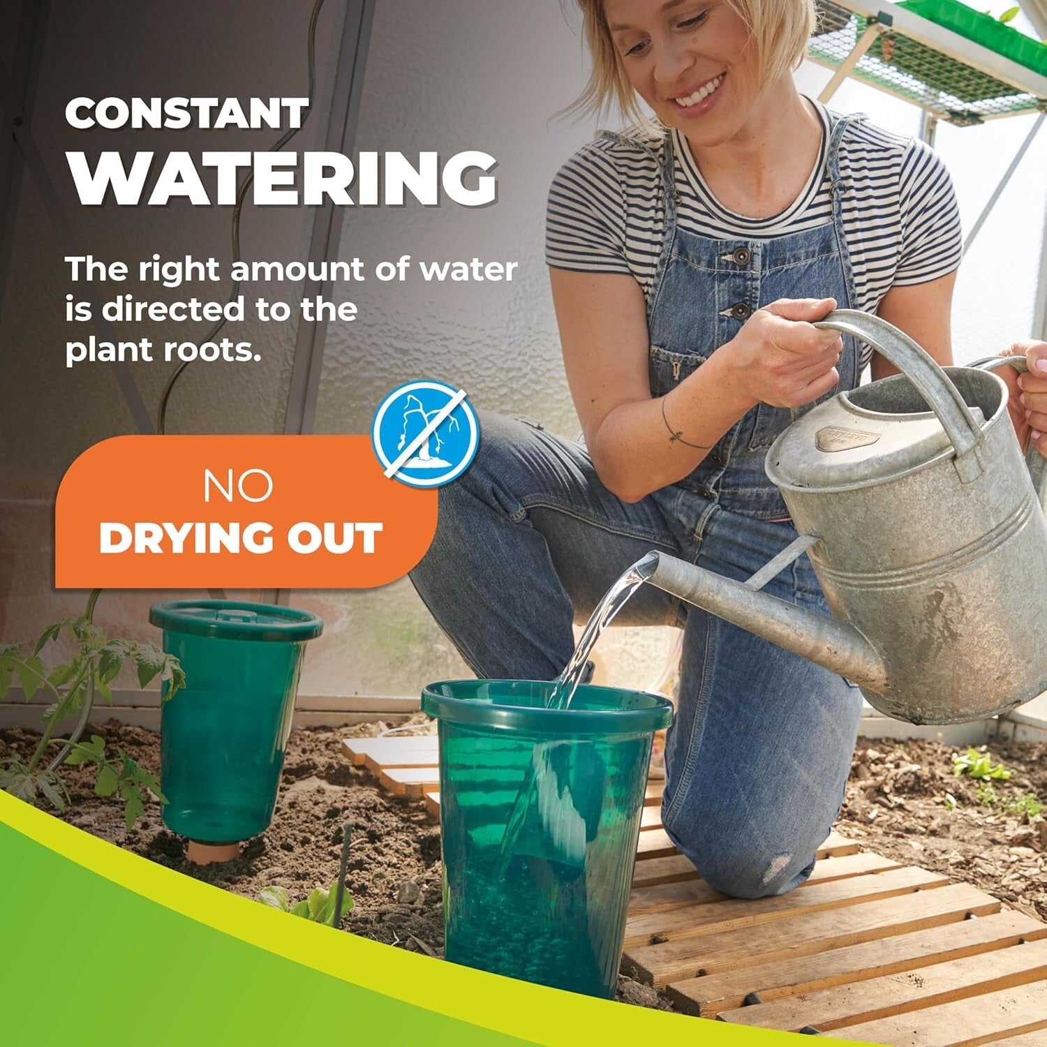 Eco-Friendly Hydro Cup Self-Watering Planters – 0.66 Gallon Capacity, Set of 4