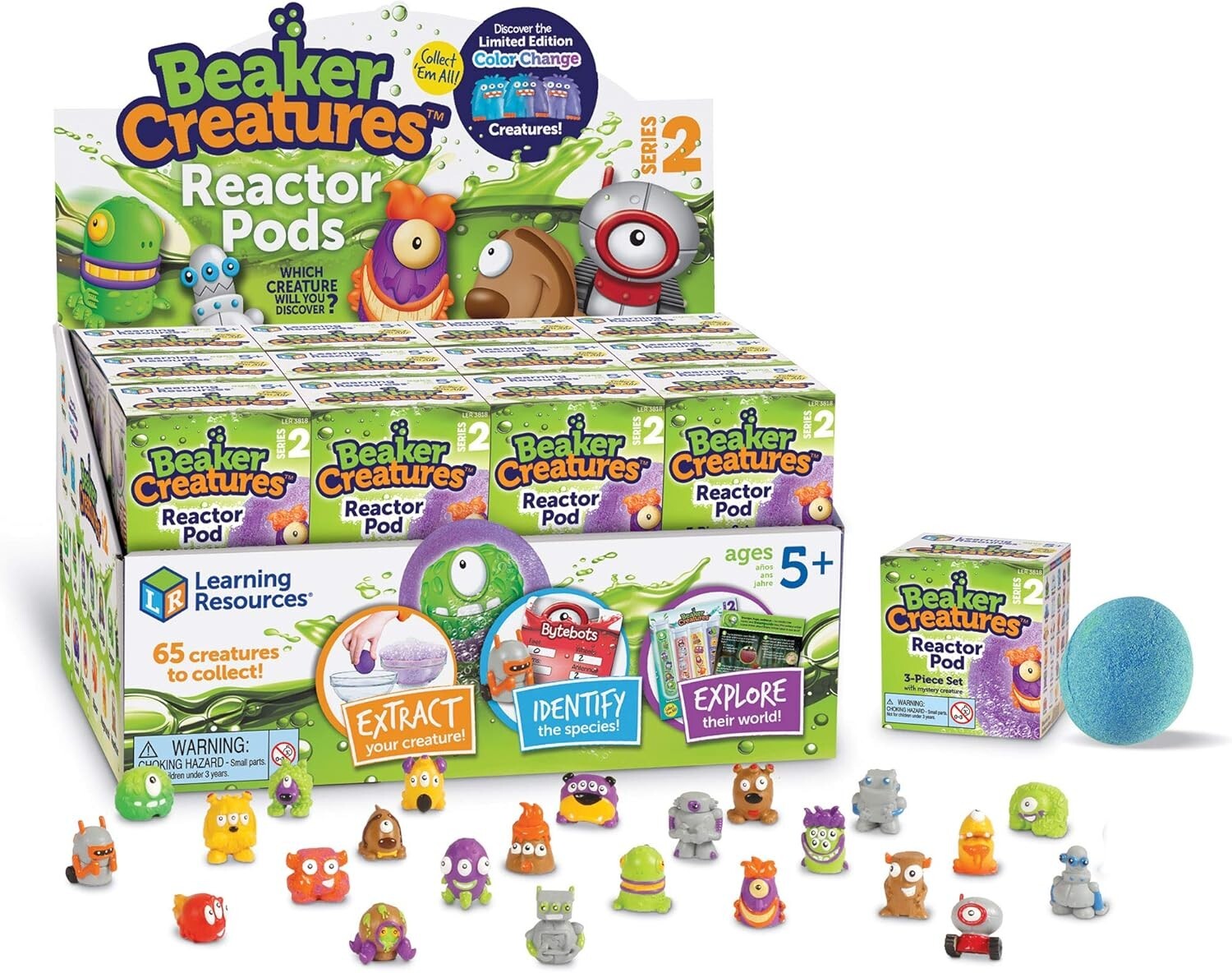 Limited Edition Beaker Creatures Series 2 24 Pack - Science Adventures Await!