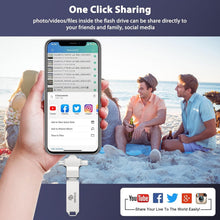 Load image into Gallery viewer, Universal 512GB Photo Backup Stick - Effortless Storage for iPhone, Android &amp; PC
