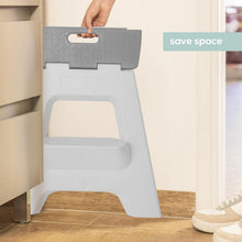 Load image into Gallery viewer, Versatile Foldable Step Stool with Anti-Slip Grips - Perfect for Kitchen &amp; Bath
