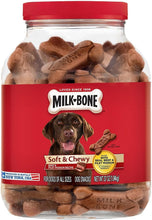 Load image into Gallery viewer, Nutritious Milk Bone Soft &amp; Chewy Snacks - Beef &amp; Filet Mignon - 2 Pack 37oz