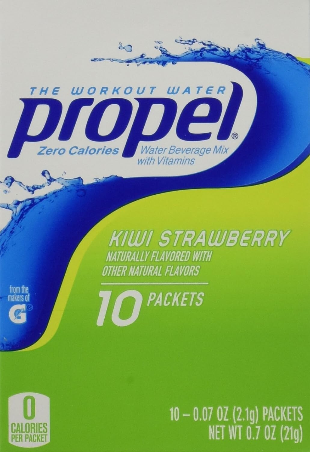 6-Pack Kiwi Strawberry Propel Powder Stick Packs - Flavorful Hydration Easy