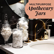 Load image into Gallery viewer, Chic Large Apothecary Jars with Lids - Ideal for Decorative Use &amp; Candy Bars