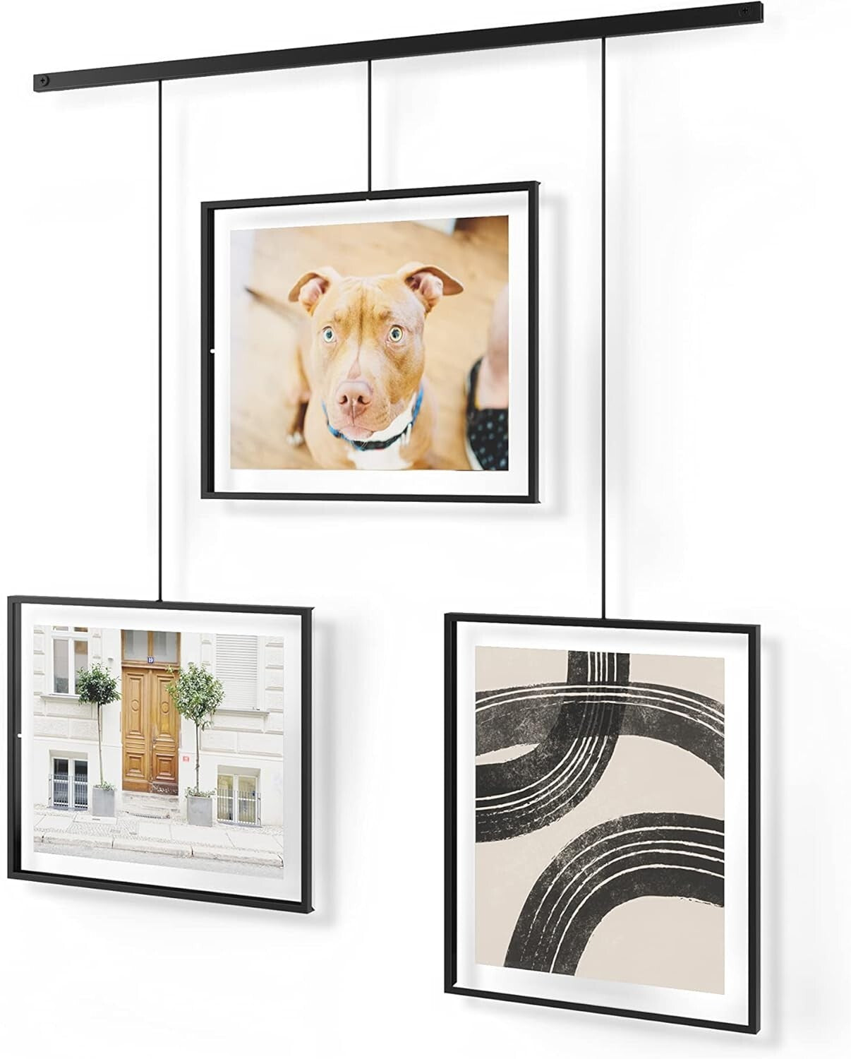 Versatile Wall Frame Set for Multi-Photo Display - Ideal for Living Spaces